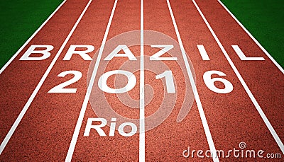 Brazil sport 2016 Stock Photo