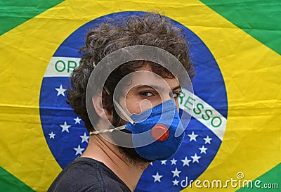 Brazil covid19 Editorial Stock Photo