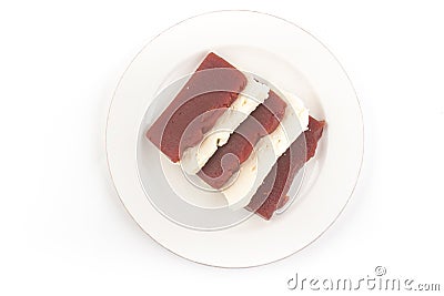 Brazilian Goibada. Guava Dessert Stock Photo