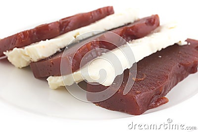 Brazilian Goibada. Guava Dessert Stock Photo