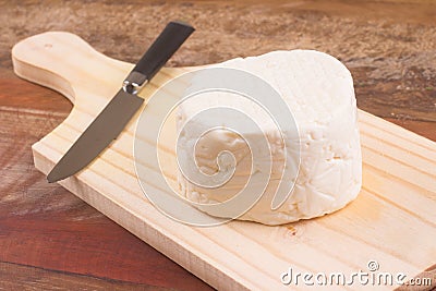 Brazilian Minas Cheese Stock Photo