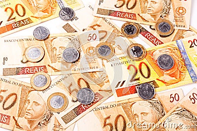 Brazilian money Stock Photo