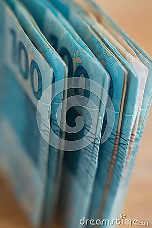 Brazilian money, reais, high nominal Stock Photo