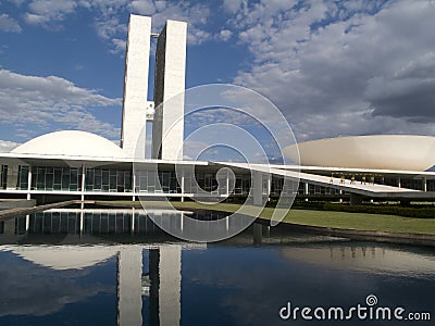 Brazilian National Congress Editorial Stock Photo