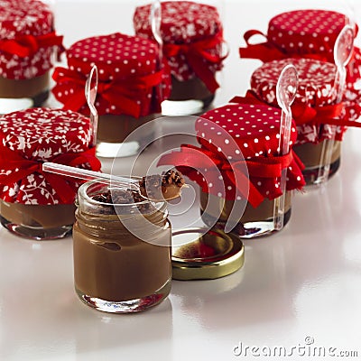 Brazilian sweet, Brigadier spoon Stock Photo