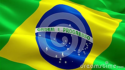 Brazylia flagi wideo falowanie w wiatrze Realistyczny brazylijczyk flagi tło Brazylia Zaznacza loopingu zbliżenia HD 1920X1080 10 royalty ilustracja Brazylia flagi wideo falowanie w wiatrze Realistyczny brazylijczyk flagi tło Brazylia Zaznacza loopingu zbliżenia HD 1920X1080 10 royalty ilustracja