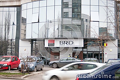 BRD bank branch Editorial Stock Photo