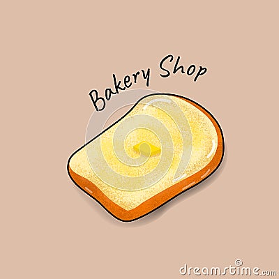 Bread and butte Vector Illustration