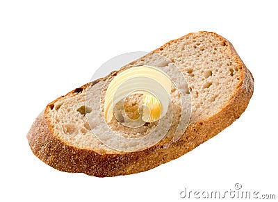 Bread and butter Stock Photo