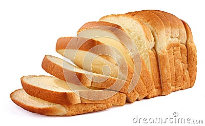 Bread cut Stock Photo