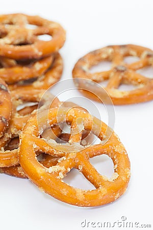 Bread pretzel Stock Photo