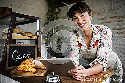 Bread Shop Bake Dough Flour Bakery Stock Photo