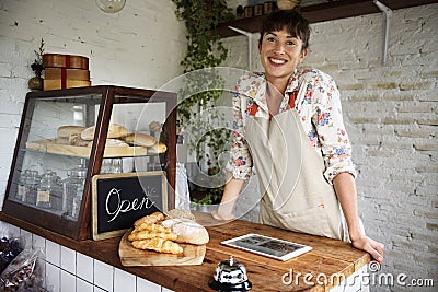 Bread Shop Bake Dough Flour Bakery Stock Photo