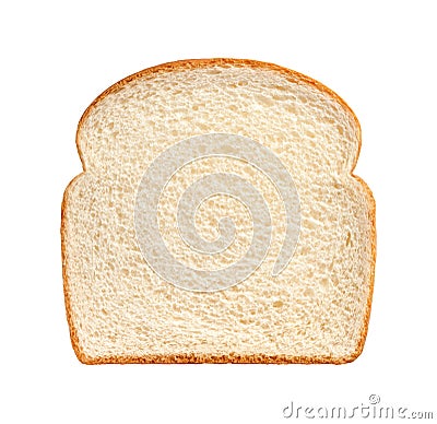 Bread Slice isolated Stock Photo