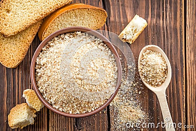 Breadcrumbs Stock Photo