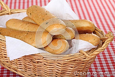 Breadsticks Stock Photo