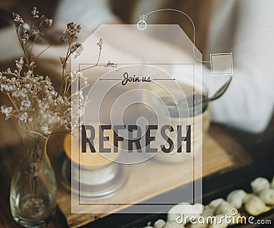 Break Tea Coffee Time Relax Concept Stock Photo