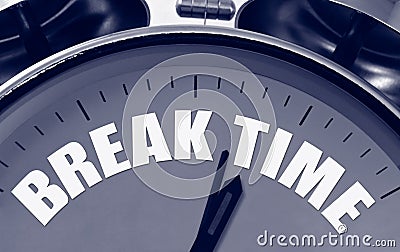 Break Time Concept Stock Photo