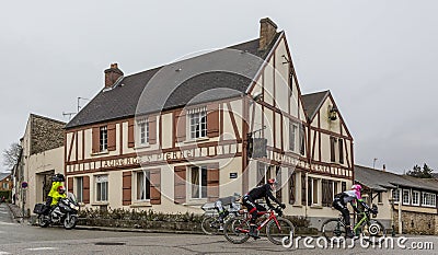 The Breakaway - Paris-Nice 2018 Editorial Stock Photo