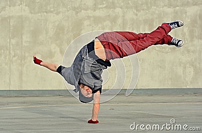 Breakdancer Stock Photo