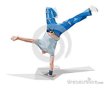 Breakdancing Vector Illustration