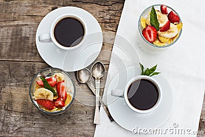 Breakfast -coffe and cheese, Stock Photo