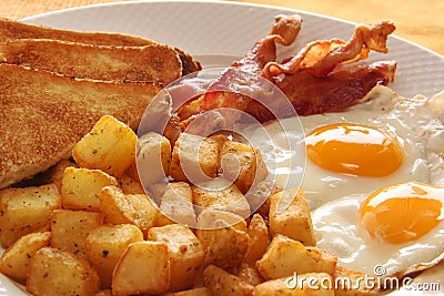 Breakfast eggs. Stock Photo