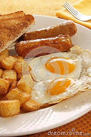 Breakfast eggs Stock Photo