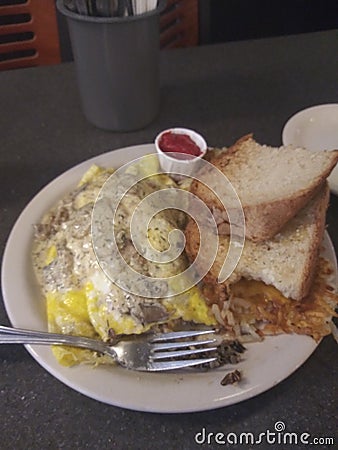 Breakfast at Keys Stock Photo