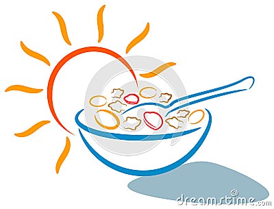 Breakfast logo Vector Illustration