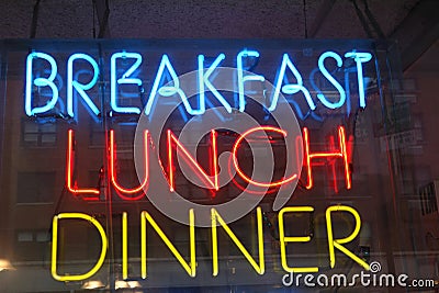 Breakfast Lunch Dinner Stock Photo