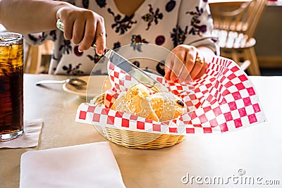 Breakfast scone Stock Photo
