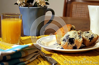 Breakfast Table Stock Photo