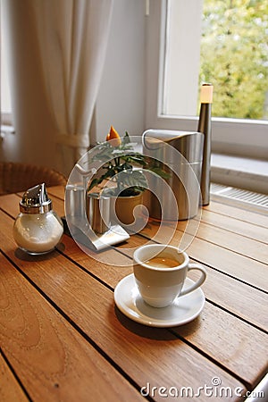 Breakfast table Stock Photo