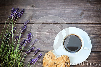 Breakfast vintage photo Stock Photo