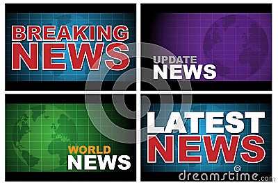 Breaking news Vector Illustration