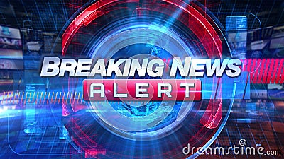 Breaking News Alert - Broadcast TV Animation Graphic Title Stock Video -  Video of digital, animation: 140551167