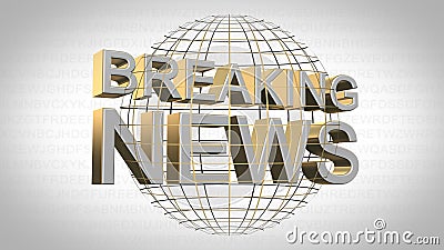 Breaking News - Background Stock Photo