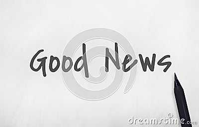 Breaking News Information Announcement Publication Concept Stock Photo