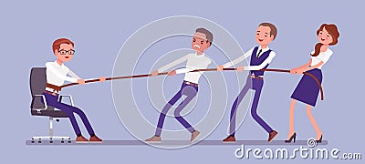 Breaking out of comfort zone to get personal growth Vector Illustration