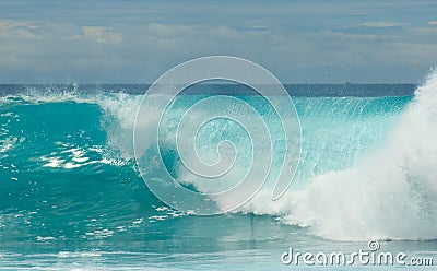 Breaking wave Stock Photo