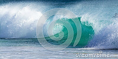 Breaking wave Stock Photo