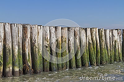 Breakwater. Stock Photo