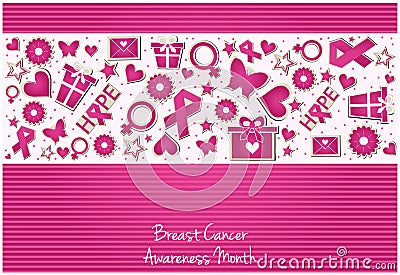 Breast cancer Vector Illustration