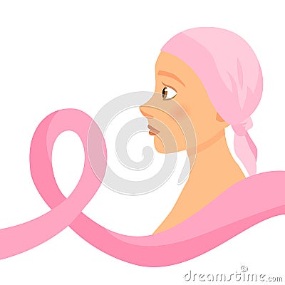 Breast cancer infographic Vector Illustration