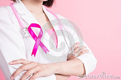 Breast cancer prevent concept Stock Photo