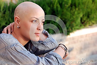 Breast Cancer Survivor Stock Photo