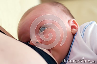Breast feeding Stock Photo