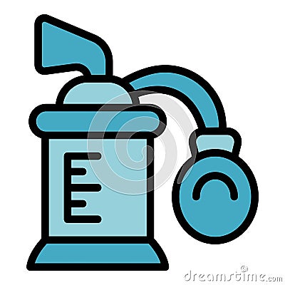 Breast milk pump icon vector flat Stock Photo