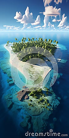 Breathtaking Atoll Scenery Captured In Stunning Real Photos Stock Photo